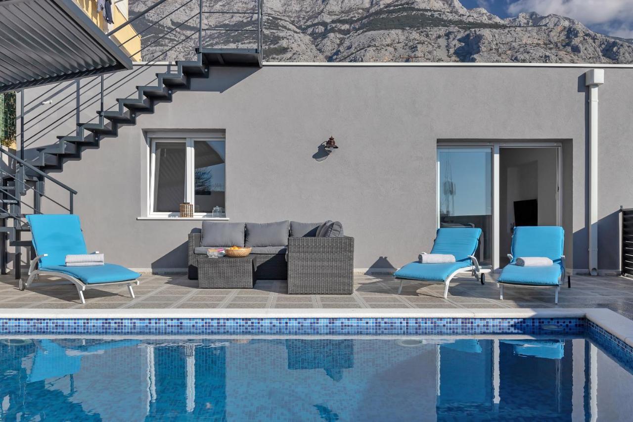 Apartment Lotte With Private Pool In The City Center! Макарска Екстериор снимка